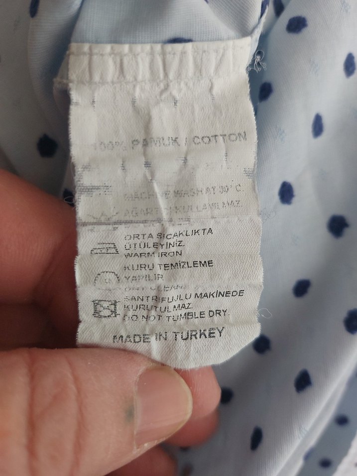 Düğmeli Uzun Kollu Erkek Gömlek - Görsel 5