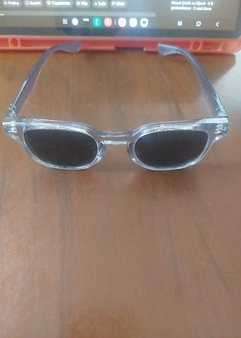 Şeffaf Gri Erkek Güneş Gözlüğü - Görsel 2