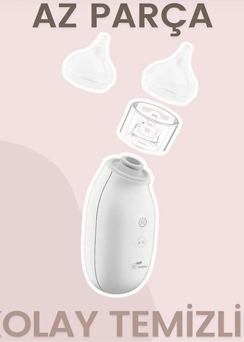 Dokunmatik Kontrol Şarj Edilebilir burun aspiratör - Görsel 5