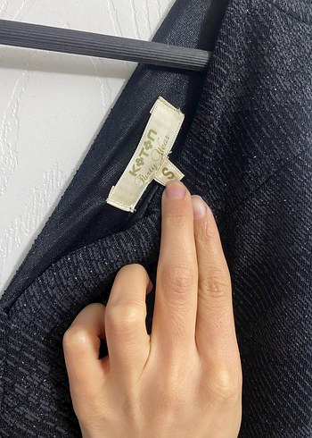 Uzun Siyah V Yakalı Straplez Abiye Elbise - Görsel 4