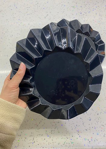 Siyah tabak 2'li Set - Görsel 4