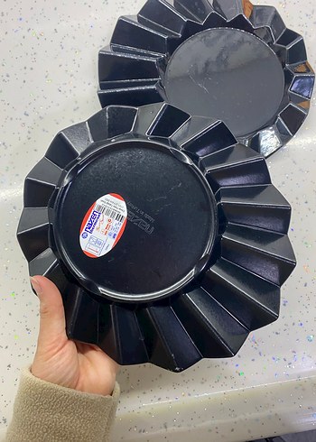 Siyah tabak 2'li Set - Görsel 3