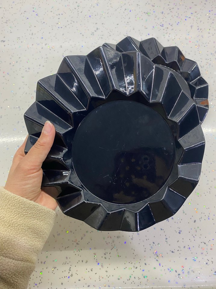 Siyah tabak 2'li Set - Görsel 4