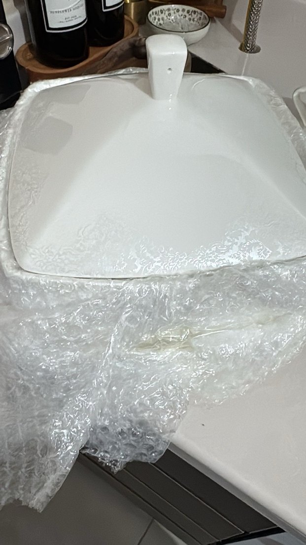 Beyaz İnce Kulplu Fincan ve Desenli Tabak - Görsel 5