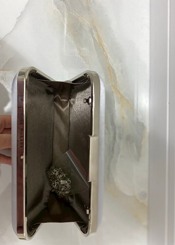 Gri Abiye Çanta - Görsel 3