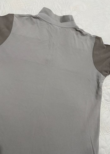 Düğmeli Gri Erkek Polo Tişört - Görsel 4