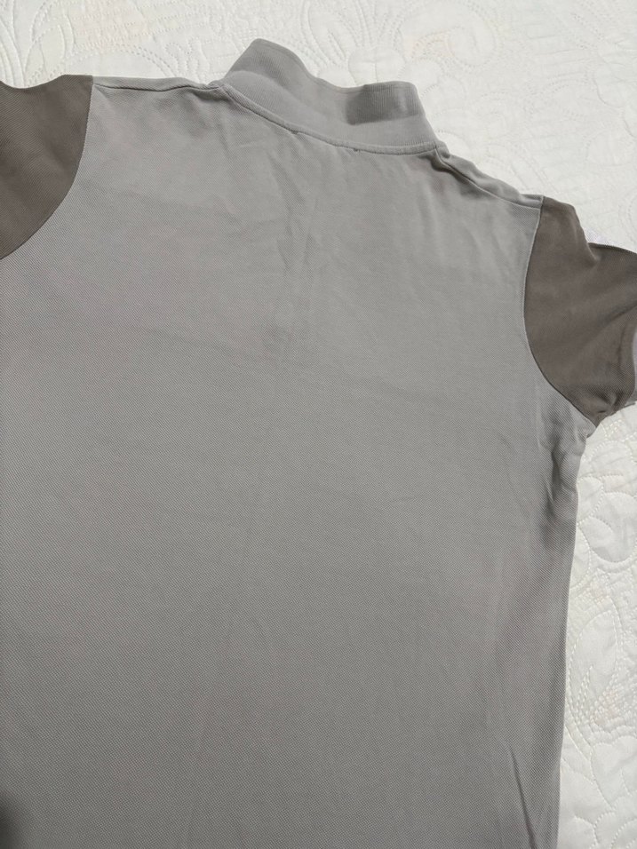 Düğmeli Gri Erkek Polo Tişört - Görsel 4