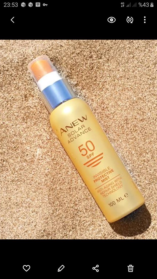 Anew Solar Advance SPF 50 Güneş Koruyucu Sprey 100 ml - Görsel 2