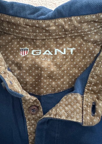 Erkek Lacivert Kısa Kollu Düğmeli Tişört - Görsel 2