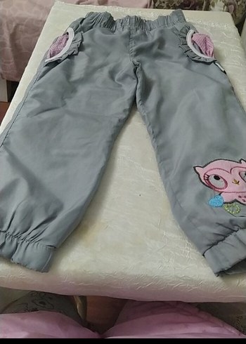 Gri Nakışlı Çocuk Eşofman Altı takim - Görsel 2