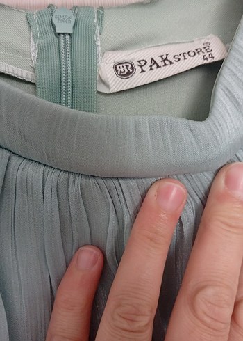 Bohem Uzun Turkuaz  Elbise - Görsel 6