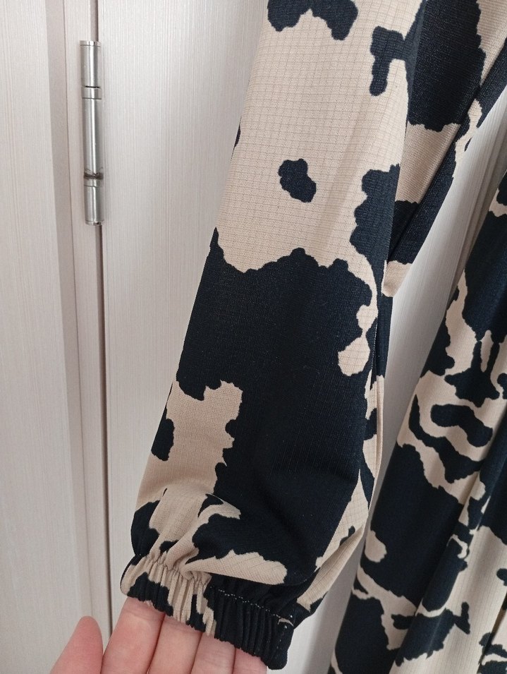 Kahverengi Bağlamalı Uzun Kadın Elbise - Görsel 2