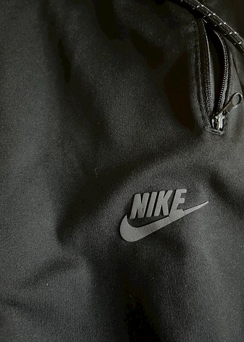 Nike Erkek Siyah  Fermuarlı Eşofman Altı - Görsel 2