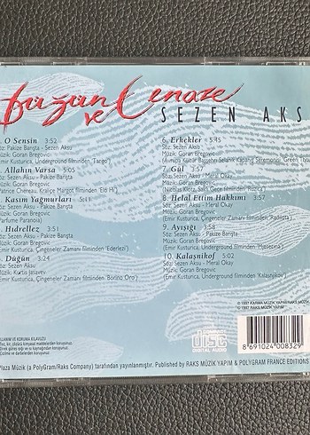 Sezen Aksu - Düğün ve Cenaze CD - Görsel 3
