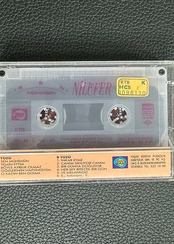 Nilüfer - Sen Muhimsin Kaset - Görsel 3