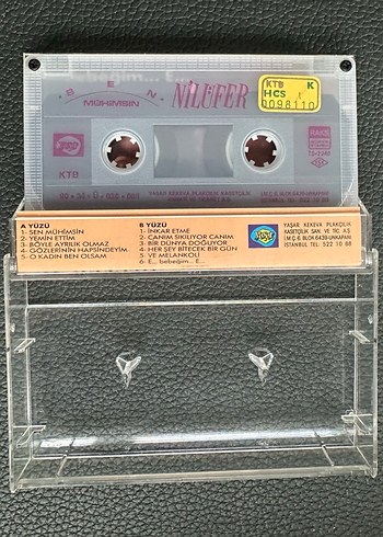 Nilüfer - Sen Muhimsin Kaset - Görsel 2