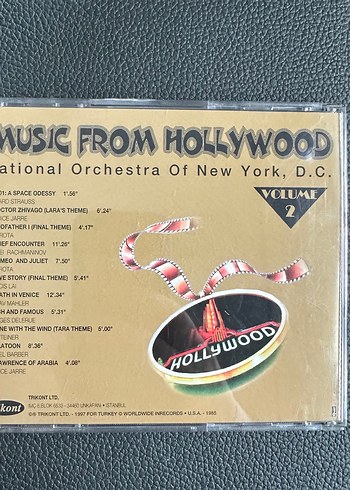 Music From Hollywood - National Orchestra CD - Görsel 3