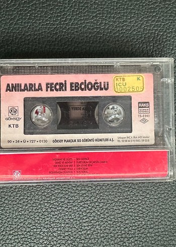 Anılarla Fecri Ebcioğlu Kaset Albümü - Görsel 3