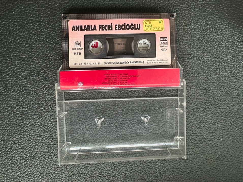 Anılarla Fecri Ebcioğlu Kaset Albümü - Görsel 2