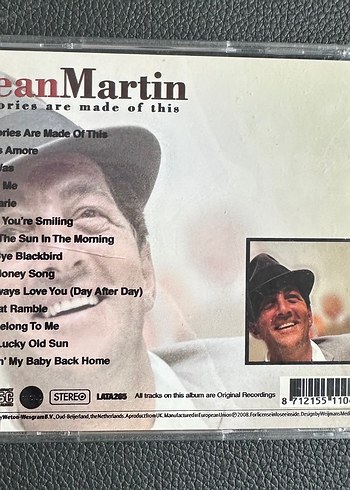 Dean Martin Memories are made of this CD - Görsel 3