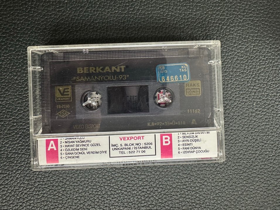 Berkant - Samanyolu '93 Kaset Albümü - Görsel 3