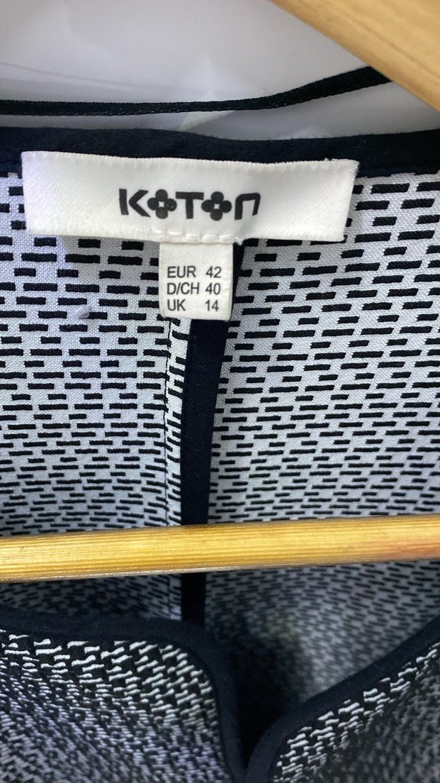 Kadın Gri Örme Ofis Ceket - Görsel 2