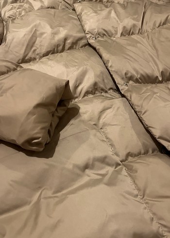 Beyaz Parlak Kadın Midi Ceket - Görsel 6