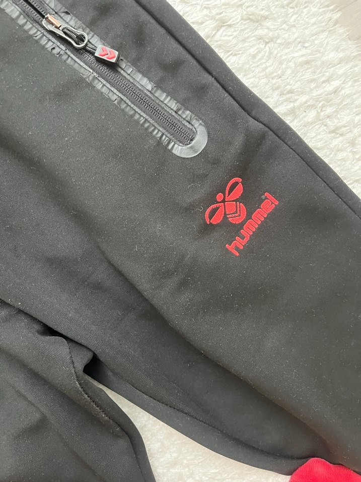 Hummel Siyah  Eşofman Altı Fermuarlı - Görsel 2