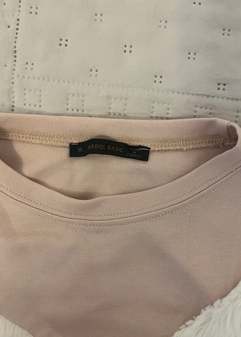 Kürk detaylı kazak toz pembe renk - Görsel 3