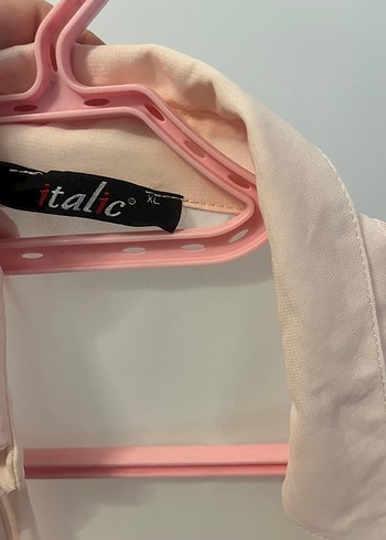 Pembe Transparan Kadın Gömlek - Görsel 2