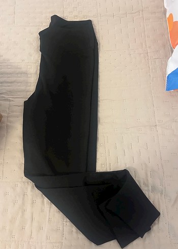 OYSHO Siyah Fermuarlı Spor Tayt - Görsel 2