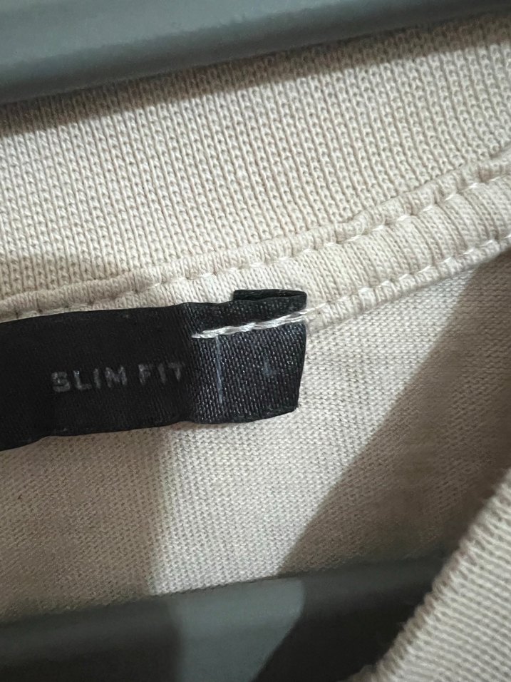 Bej Keten tisort - Görsel 3