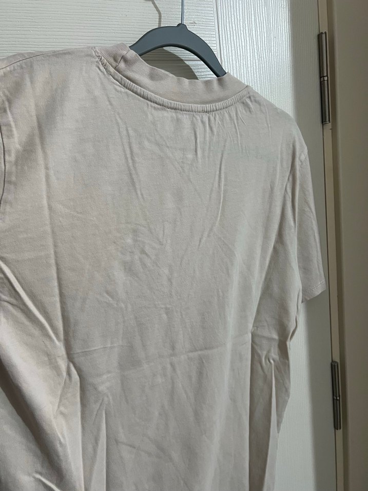 Bej Keten tisort - Görsel 4