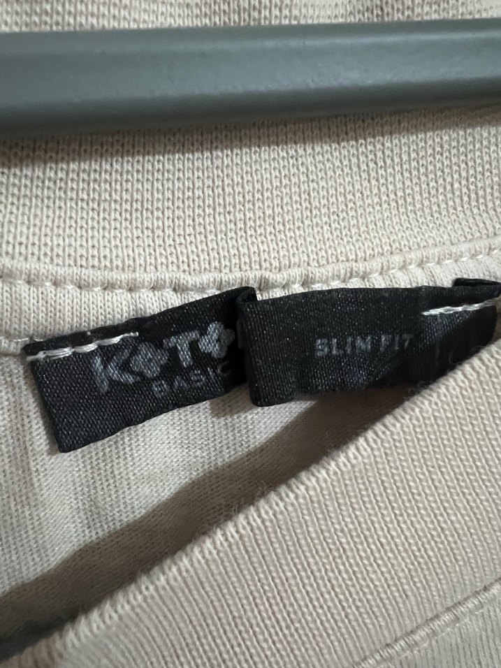 Bej Keten tisort - Görsel 2