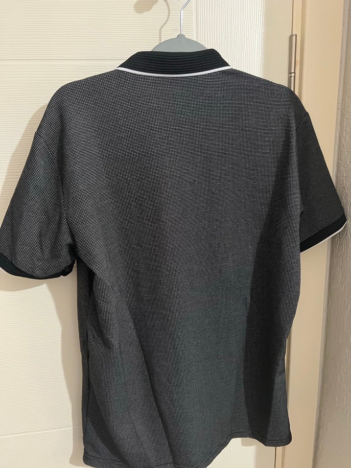 Gri Erkek Polo Tişört Düğmeli Yaka - Görsel 5