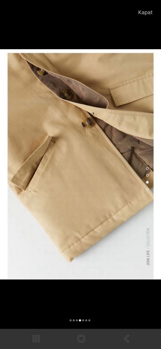 Bej Kapüşonlu Erkek Çocuk Montu - Görsel 3