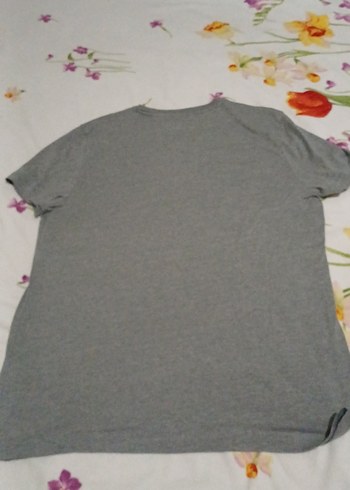 Gri Baskılı Erkek Tişört - Görsel 3