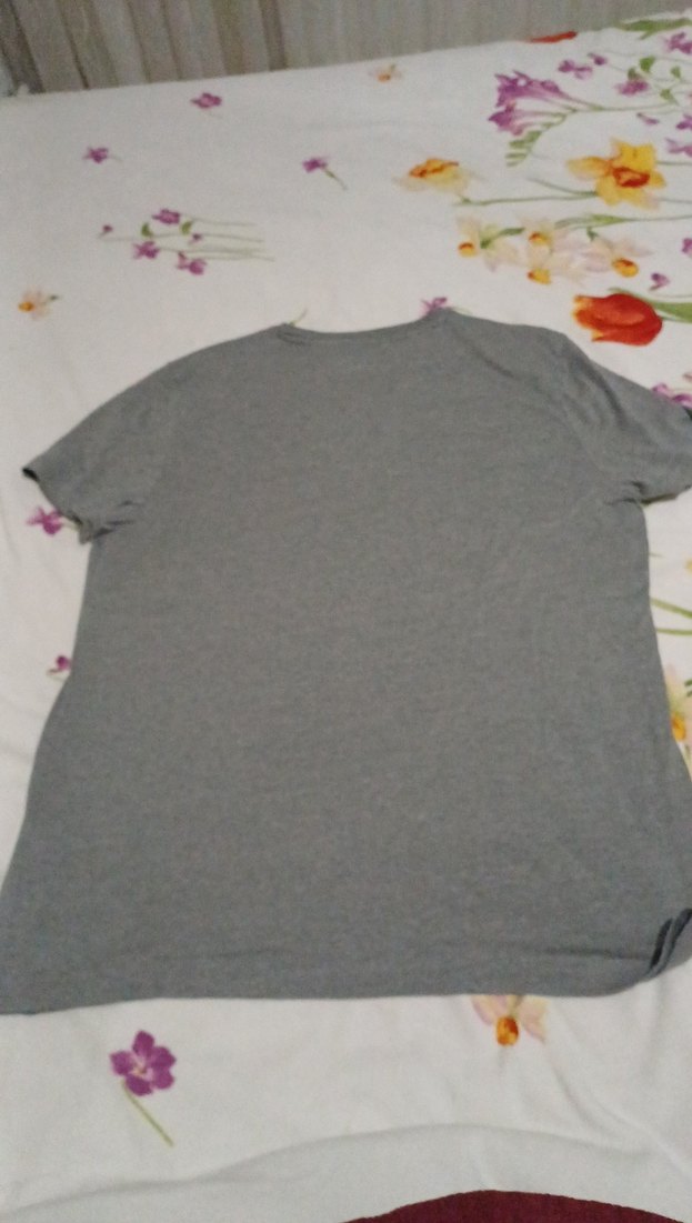 Gri Baskılı Erkek Tişört - Görsel 2