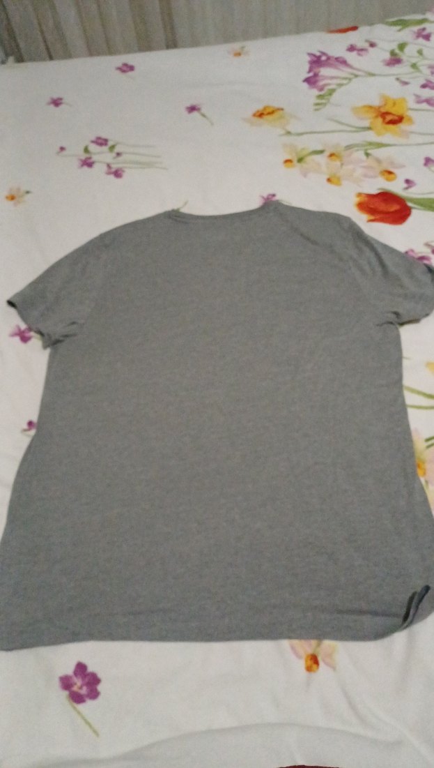 Gri Baskılı Erkek Tişört - Görsel 3