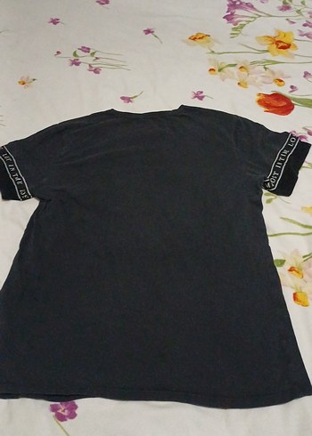 Siyah Baskılı Erkek Tişört - Görsel 2