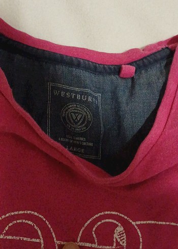 Erkek Pembe Baskılı Kısa Kollu Tişört - Görsel 3