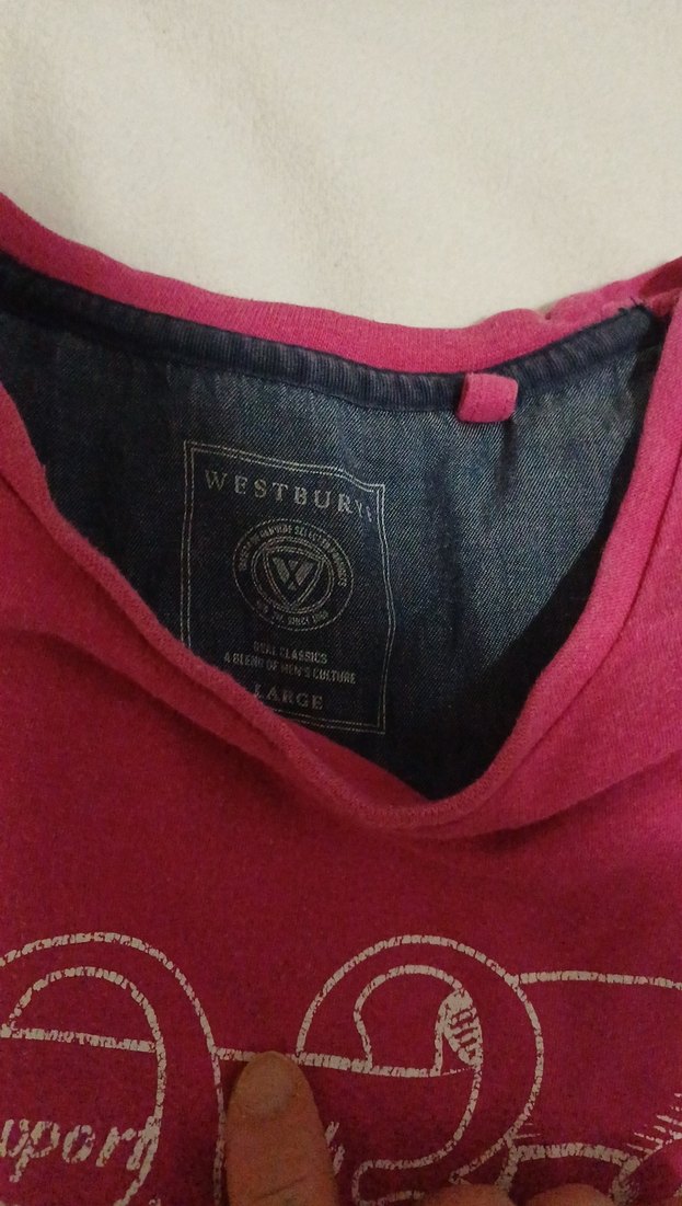 Erkek Pembe Baskılı Kısa Kollu Tişört - Görsel 3