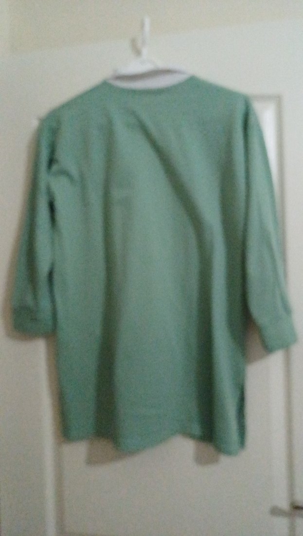 Yeşil Midi Uzun Kollu Sweatshirt - Görsel 3