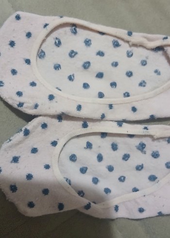 Mavi Puantiyeli Bayan Çorap - Görsel 2