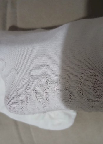 Beyaz bayan çorap - Görsel 6