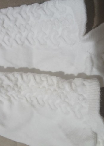 Beyaz bayan çorap - Görsel 4