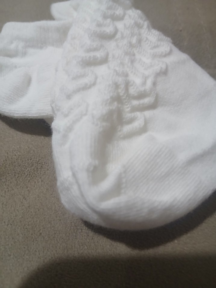 Beyaz bayan çorap - Görsel 3