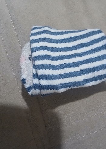 Mavi Puantiyeli Bayan Çorap - Görsel 4