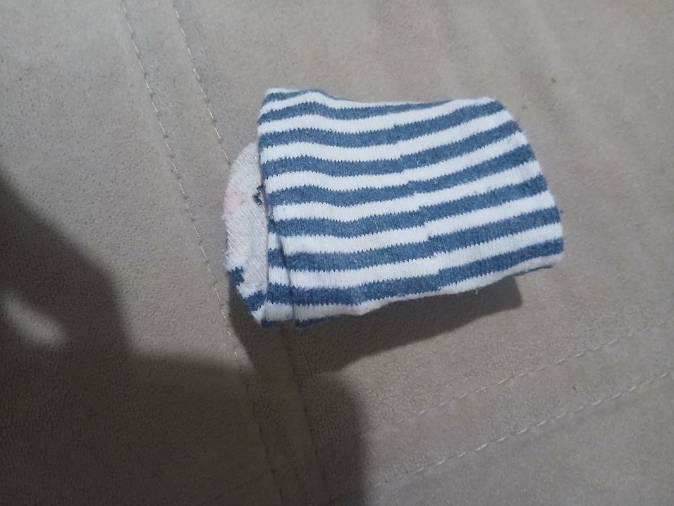 Mavi Puantiyeli Bayan Çorap - Görsel 4