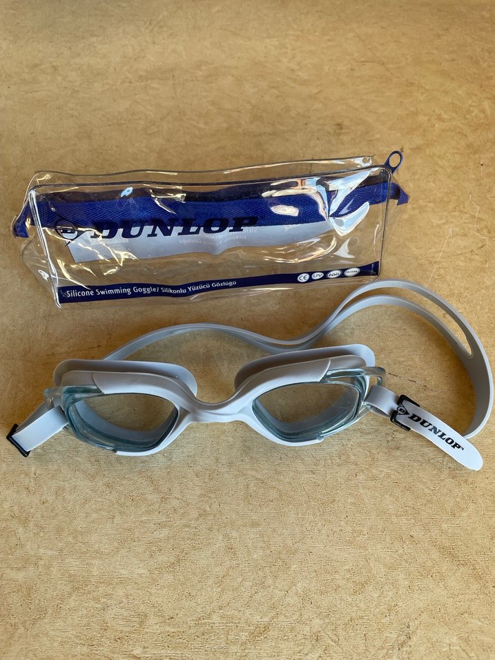 Mavi Baskılı Fermuarlı Yüzücü Gözlüğü - Görsel 2